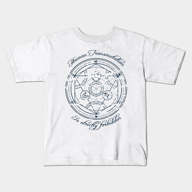 Human Transmutation (FMA) Kids T-Shirt by Pride98